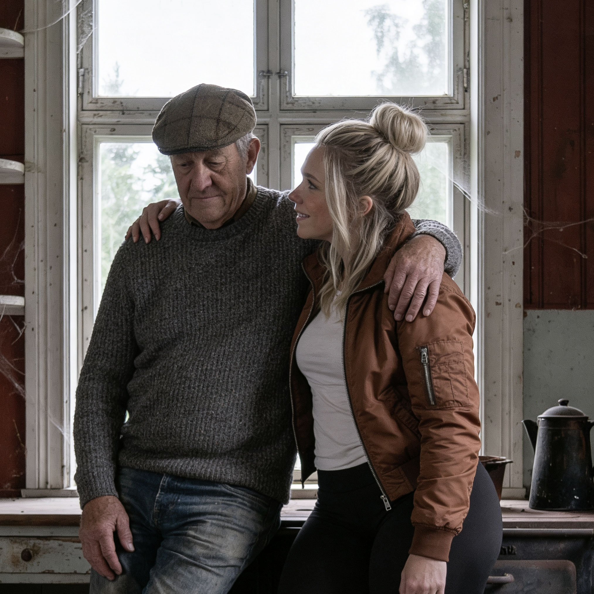 Linnea consoles Bertil